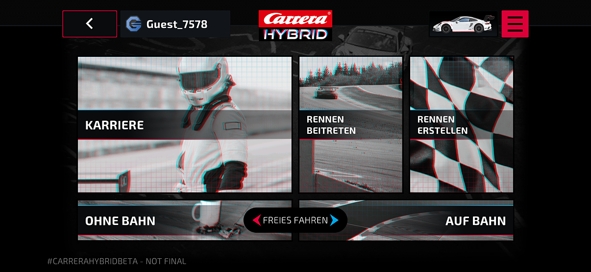Carrera HYBRID - App Update