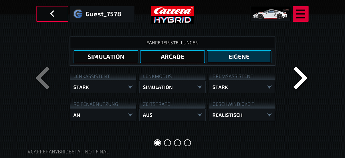 Carrera HYBRID - App Update