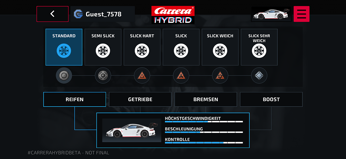 Carrera HYBRID - App Update