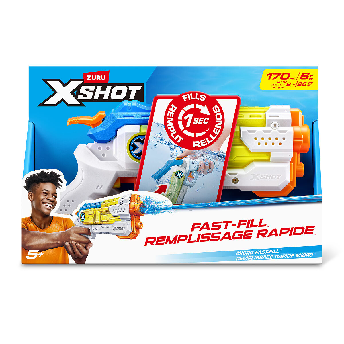 ZURU_XSHOT_WATER_Fast-Fill Micro Wasserblaster Packshot