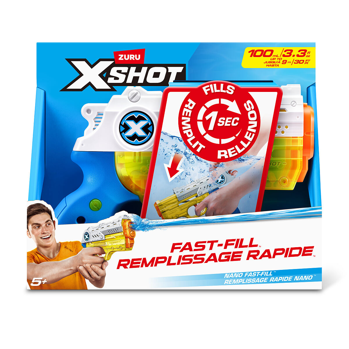 ZURU_XSHOT_WATER_Fast-Fill Nano Wasserblaster Packshot