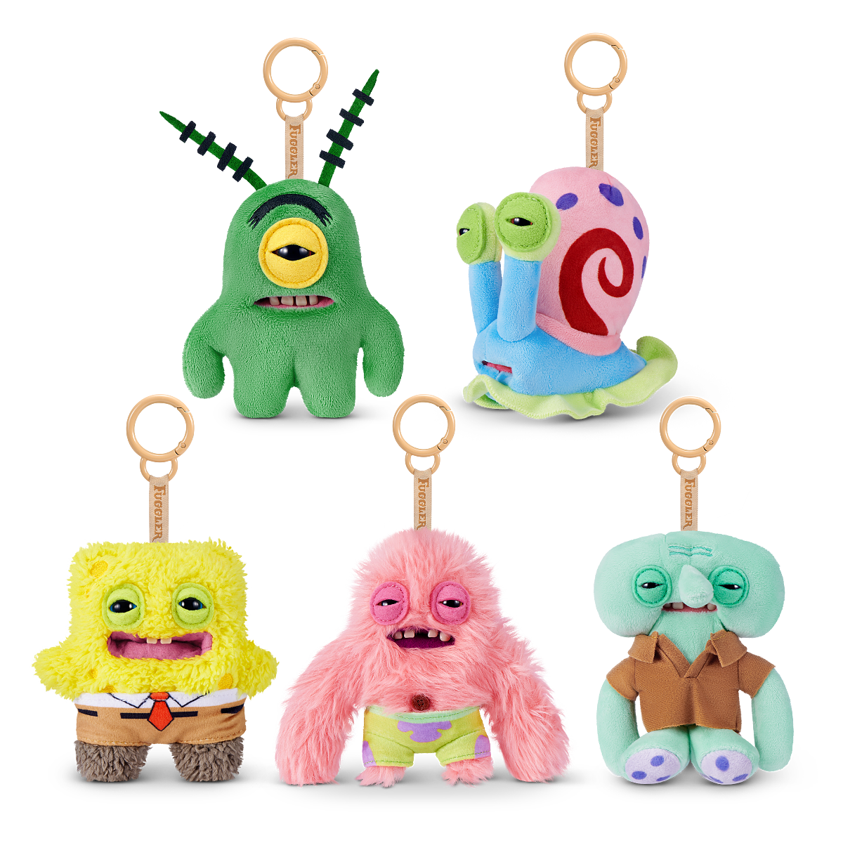 15756_FUGGLER_SpongeBob Keyrings_RANGE SHOT