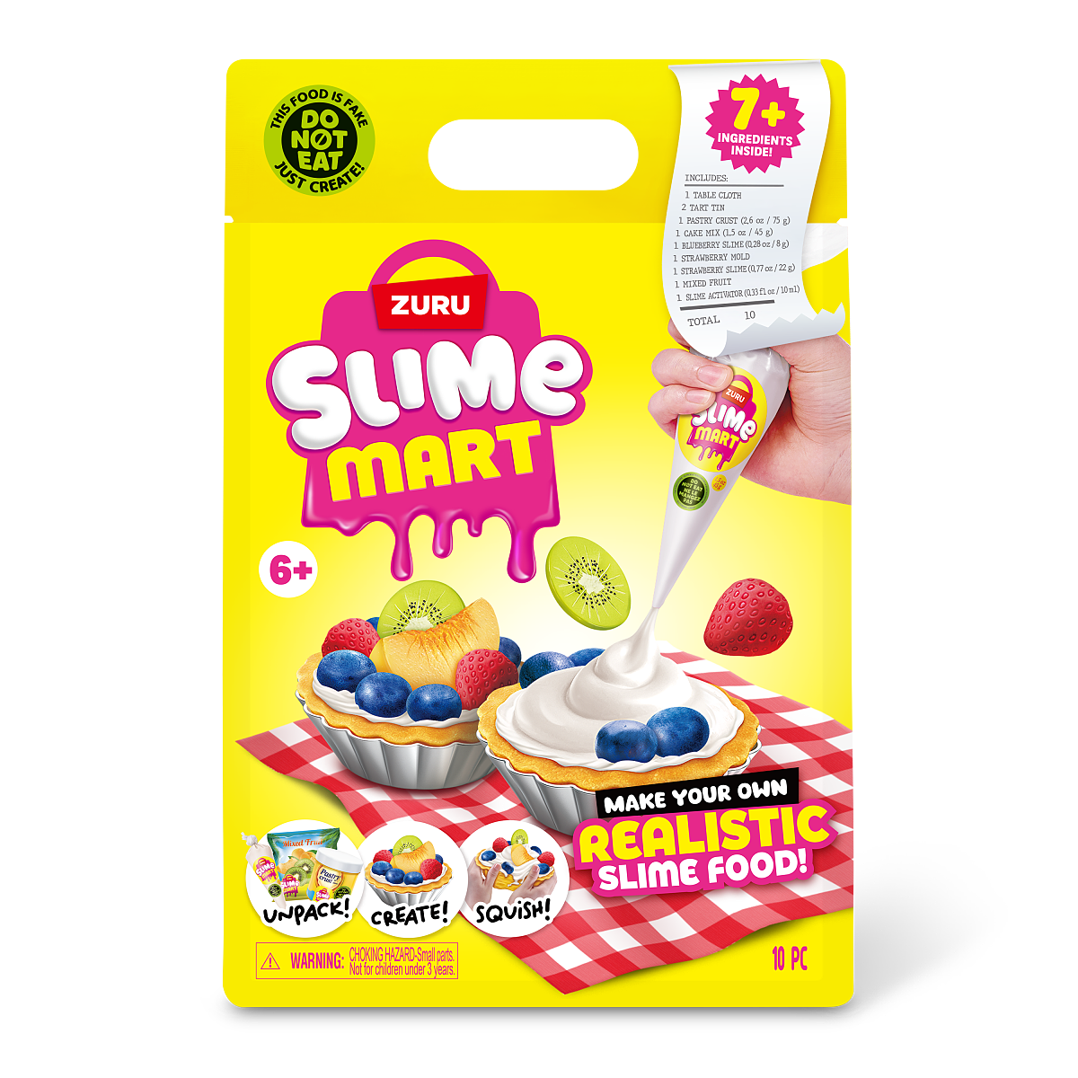 SLIME MART_SMALL SHOPPING BAG_FRUIT TART BAG_Packaging