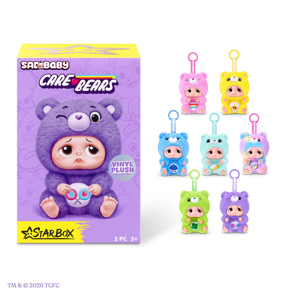 Starbox Sad Baby Care Bear Schlüsselanhänger