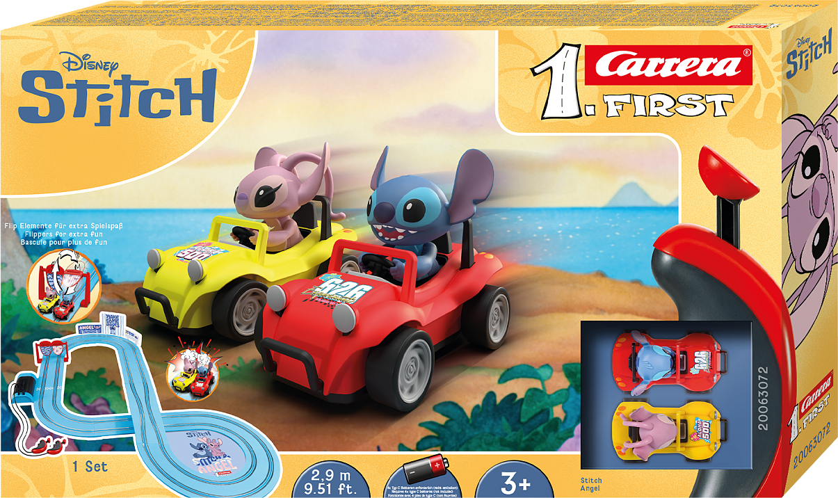 Carrera FIRST Disney Stitch – Track Fun Set 