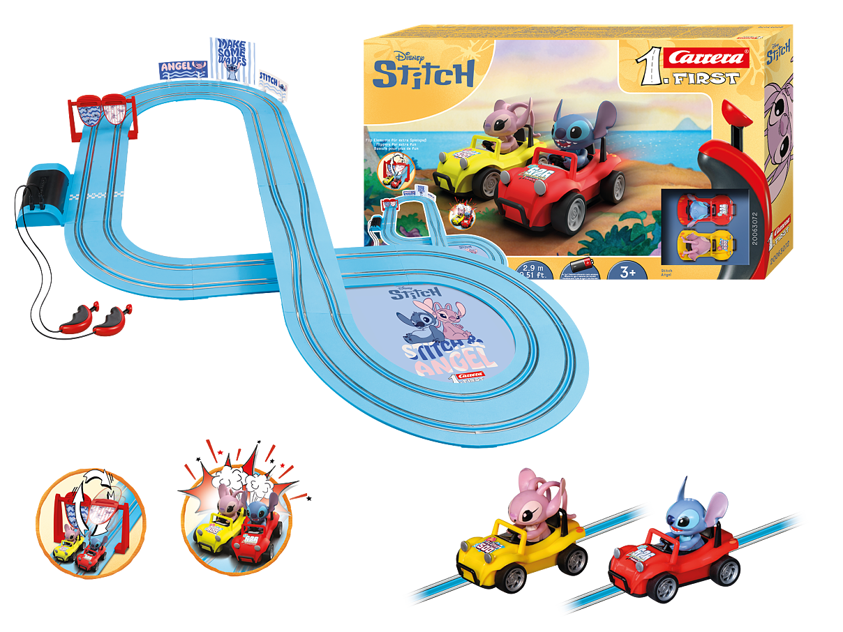 Carrera FIRST Disney Stitch – Track Fun Set 