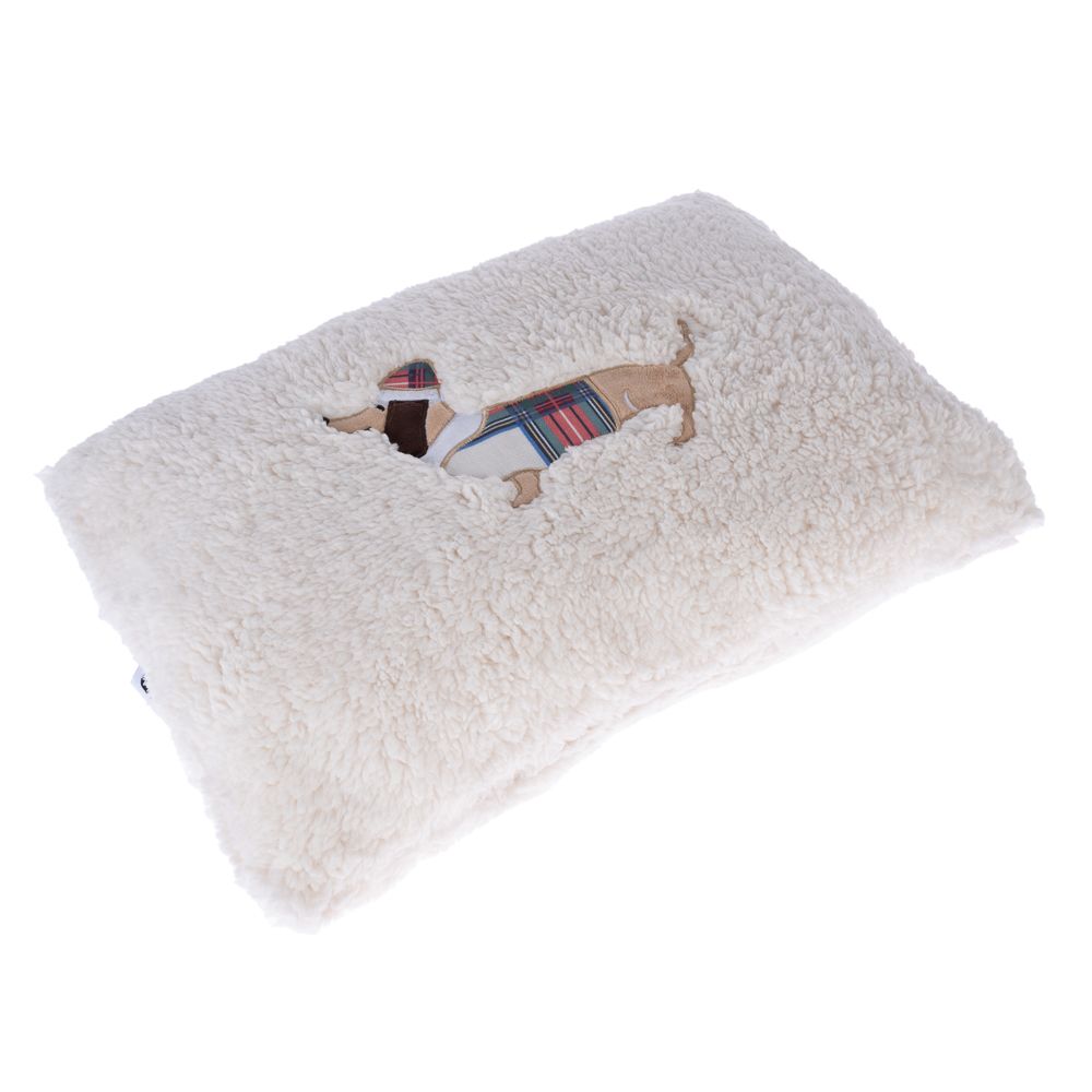 TIAKI Kissen Funny Winter Dog