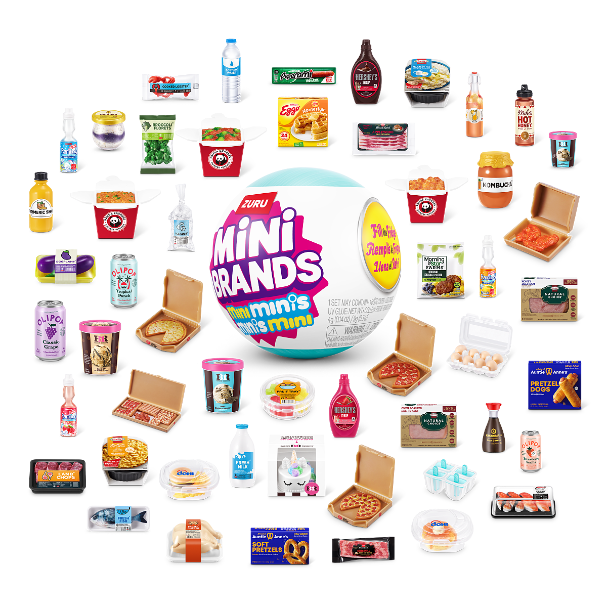Mini Brands Fill The Fridge_Lebensmittel für den Kühlschrank zum Sammeln