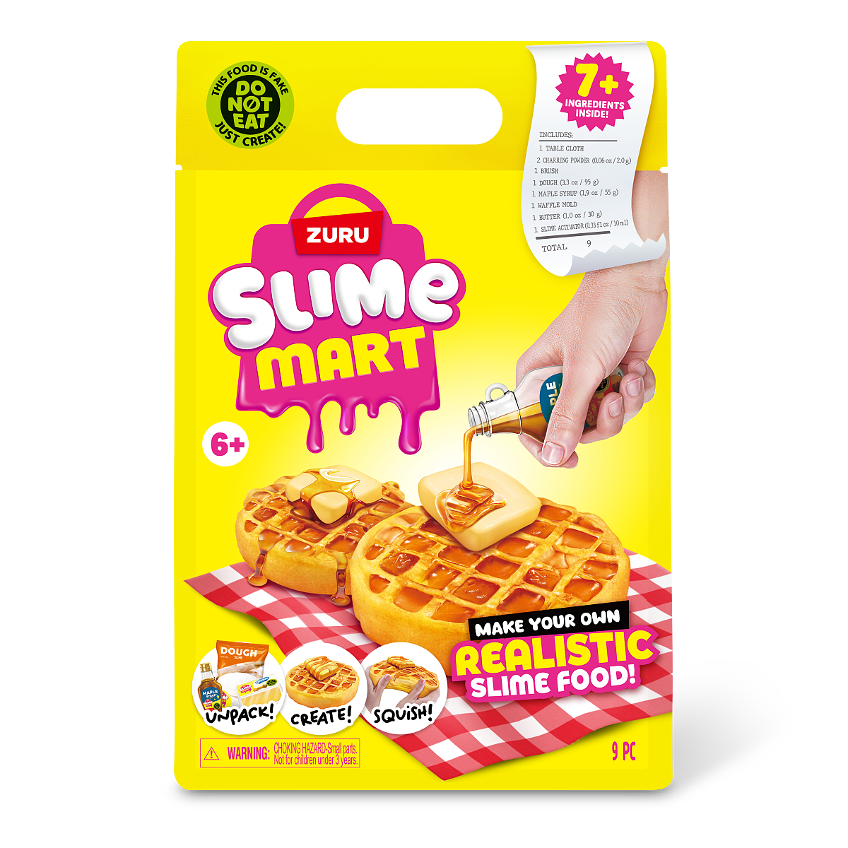 15901D_SLIME MART_SMALL SHOPPING BAG_WAFFLES BAG_1L_FRONT OF PACK