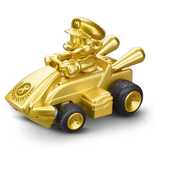 2,4GHz Mario Kart(TM) Mini RC, Mario - Gold (Paperbox)